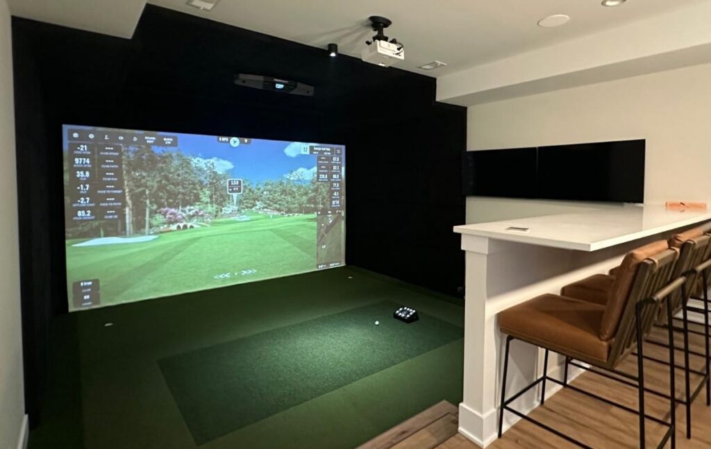 After Golf Simulator Installation