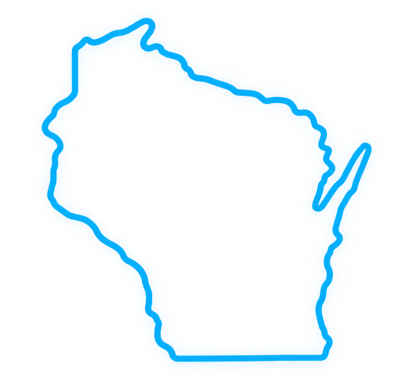 wisconsin outline